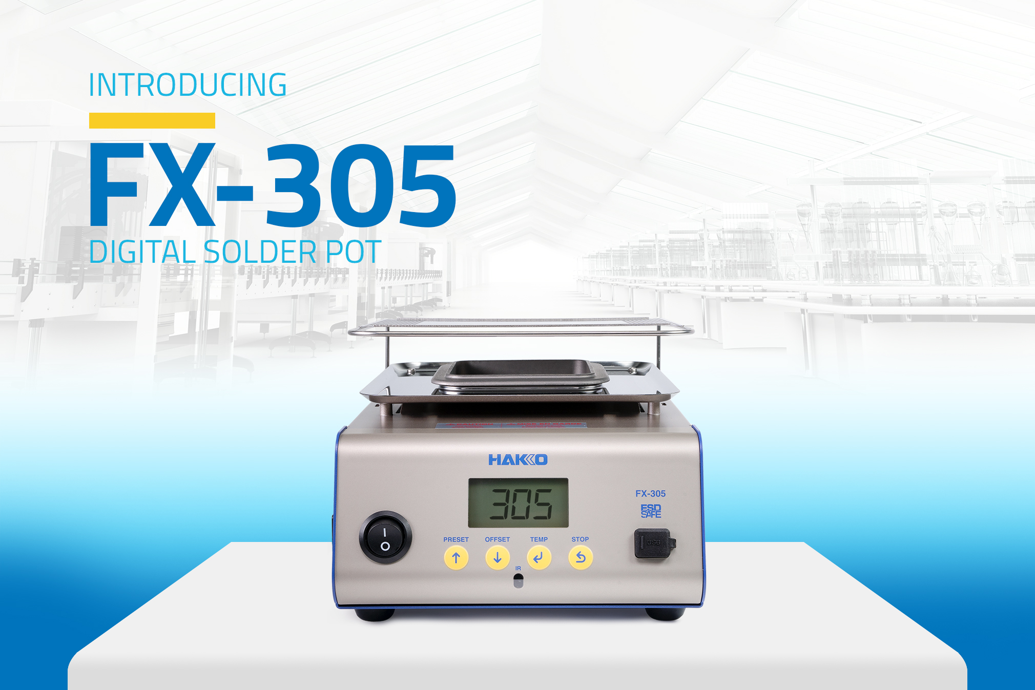 FX-305 Digital Solder Pot