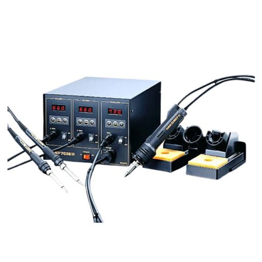703B Rework System with two Medium 907 Irons and 807 Desoldering Gun