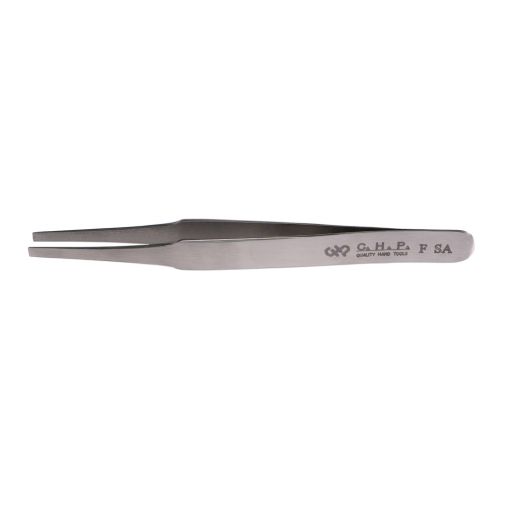 CHP F-SA Rounded Flat Tweezers