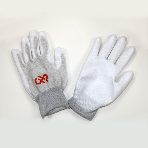 Large, Palm Coated, ESD Safe Gloves