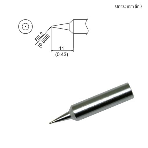 T18-IS Conical, Sharp, Short Tip