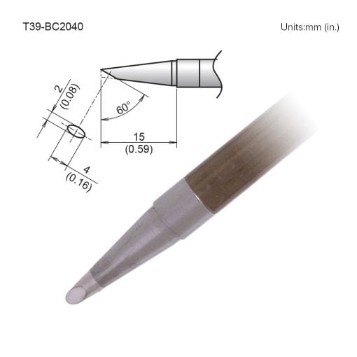 T39-BC2040 Bevel Tip