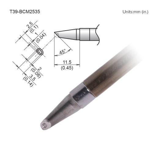 T39-BCM2535 Bevel Tip