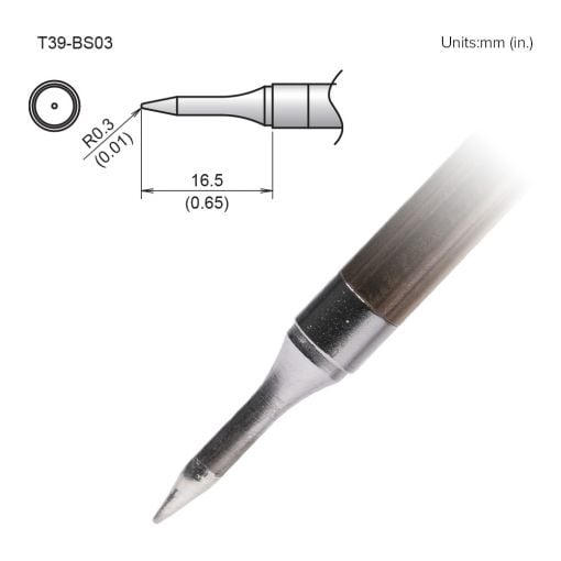 T39-BS03 Conical Slim Tip