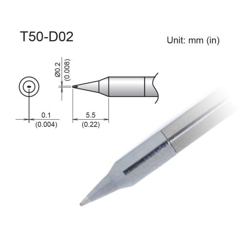 T50-D02 Micro Chisel Tip