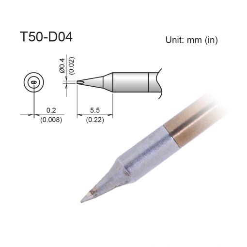 T50-D04 Micro Chisel Tip