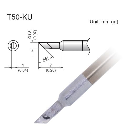 T50-KU Micro Knife Tip