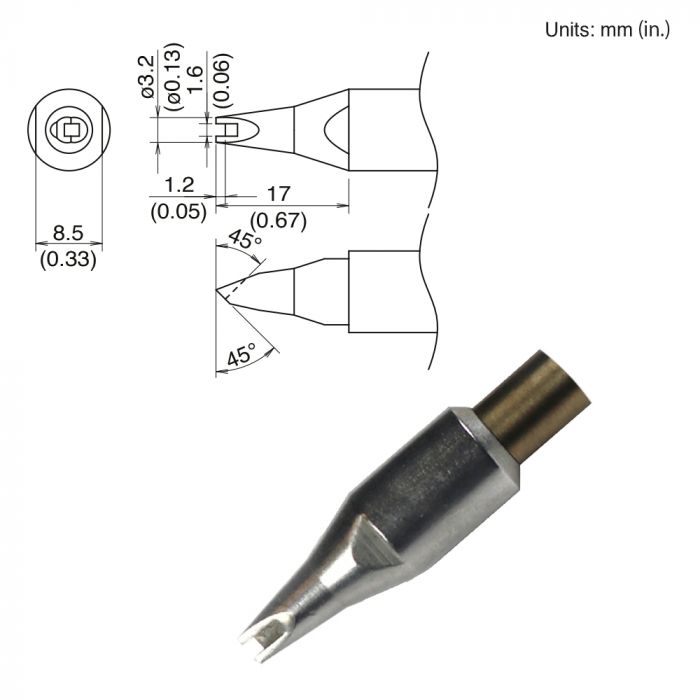 TX2-XDR1632, 260W Groove Tip