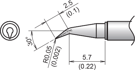 Tip Diagram with Specs